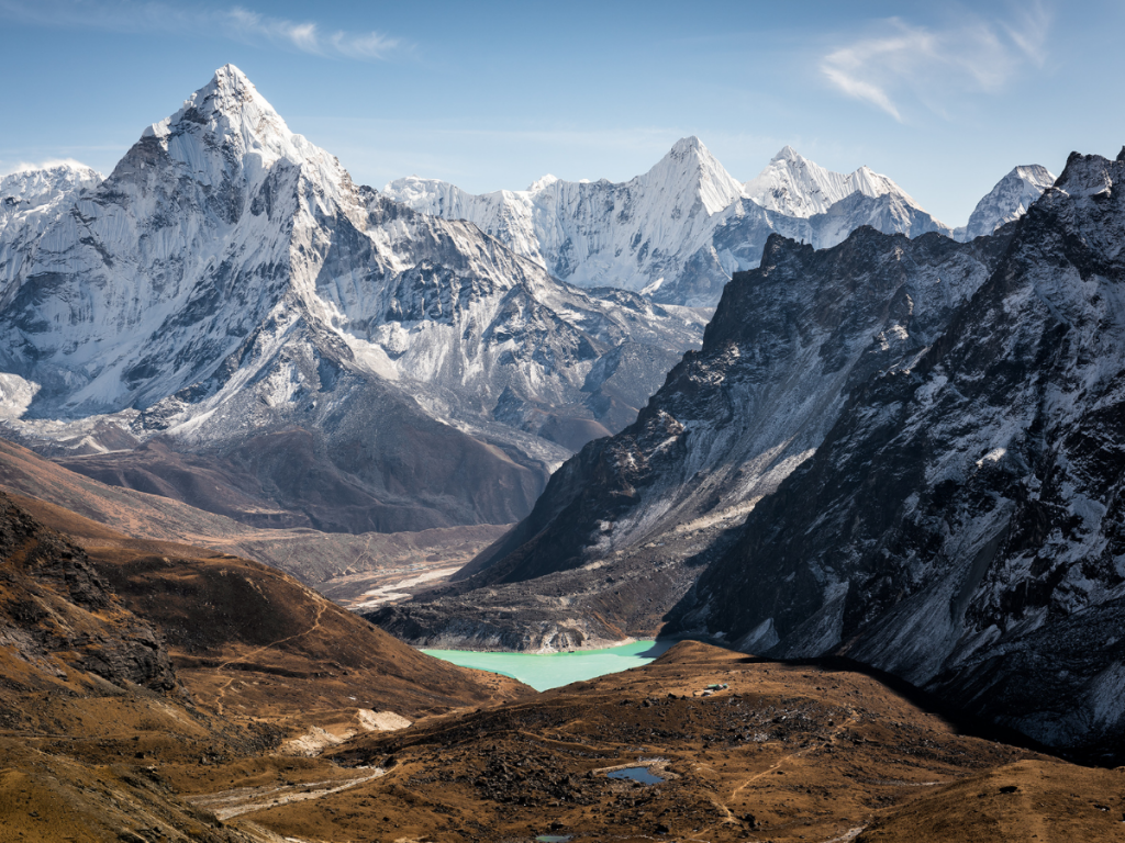 Mount Everest, a popular tourist attraction in nepal