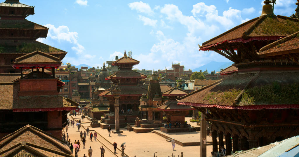 Patan Durbar Square, a popular tourist destination of Nepal